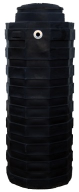 Buy 200 Gallon Plastic Vertical Water Storage Tank in Black by Quadel of Black color for only $325.00