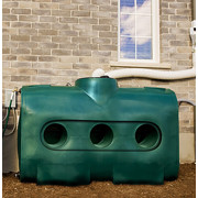 Buy 214 Gallon Plastic Rainwater Harvesting Tank Collection System in Green by RTS Plastics of Green color for only $818.99