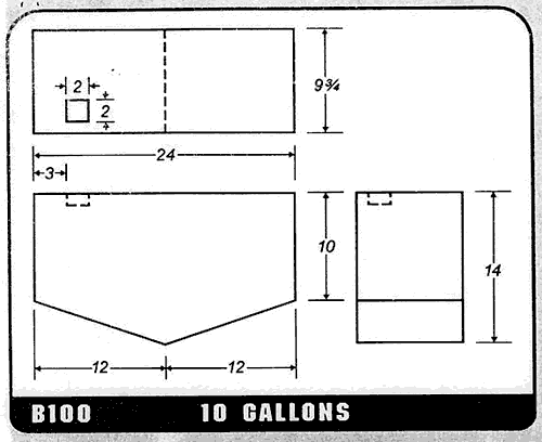 Buy 10 Gallon Plastic Marine Water or Waste Holding Tank by Ronco Plastics for only $201.00