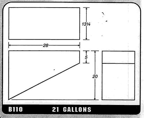 Buy 21 Gallon Plastic Marine Water Tank without Fittings by Ronco Plastics for only $293.00