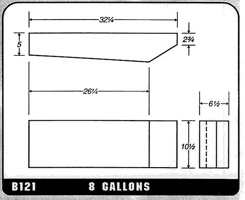 Buy 8 Gallon Plastic Marine Water Tank without Fittings by Ronco Plastics for only $183.00