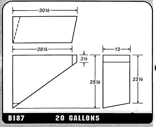 Buy 20 Gallon Plastic Marine Water or Waste Holding Tank by Ronco Plastics for only $311.00
