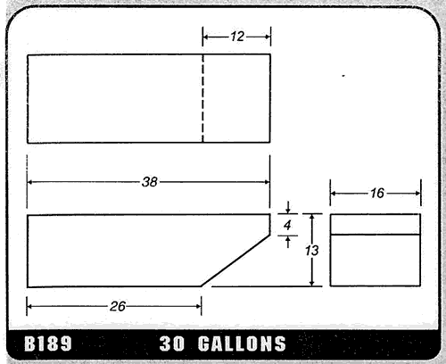 Buy 30 Gallon Plastic Marine Water or Waste Holding Tank by Ronco Plastics for only $348.00