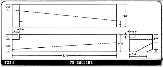 Buy 75 Gallon Plastic Marine Water Tank without Fittings by Ronco Plastics for only $714.00