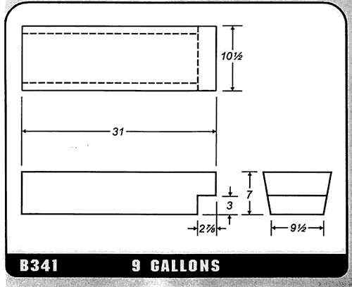 Buy 9 Gallon Plastic Marine Water or Waste Holding Tank by Ronco Plastics for only $183.00