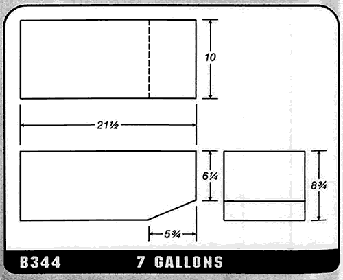 Buy 7 Gallon Plastic Marine Water or Waste Holding Tank by Ronco Plastics for only $165.00