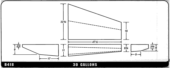 Buy 30 Gallon Plastic Marine Water Tank without Fittings by Ronco Plastics for only $513.00
