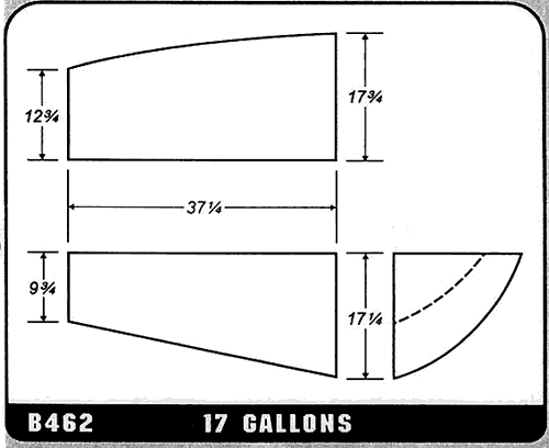 Buy 17 Gallon Plastic Marine Water Tank without Fittings by Ronco Plastics for only $275.00