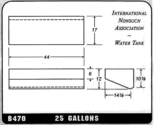 Buy 25 Gallon Plastic Marine Water Tank without Fittings by Ronco Plastics for only $458.00