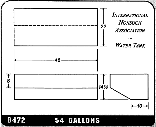 Buy 54 Gallon Plastic Marine Water or Waste Holding Tank by Ronco Plastics for only $649.99