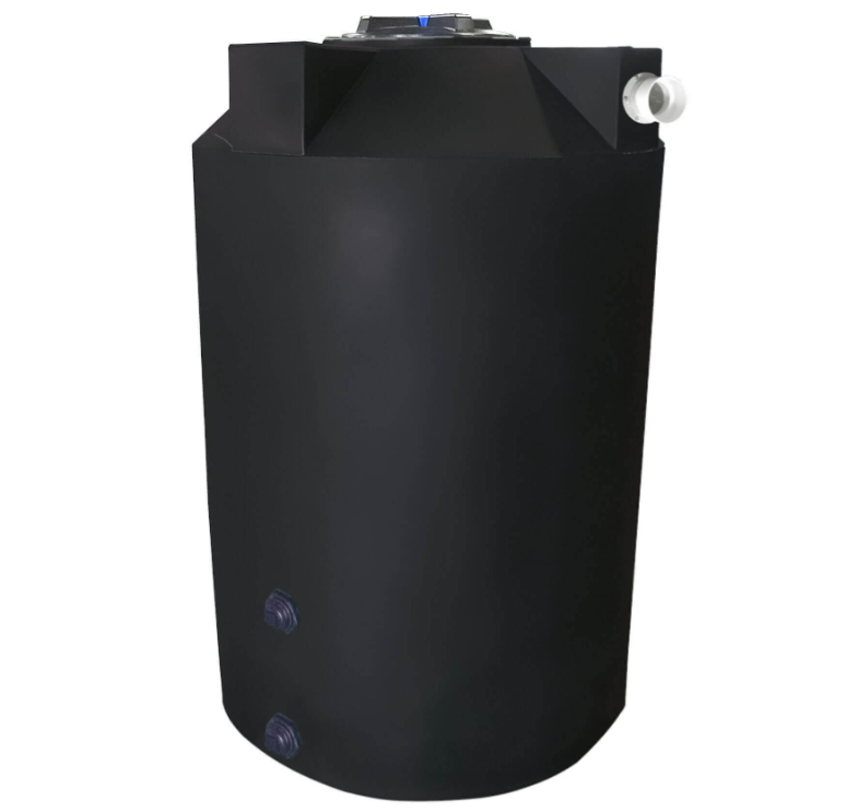 Buy 250 Gallon Plastic Vertical Rainwater Harvesting Tank in Black by Bushman of Black color for only $849.99