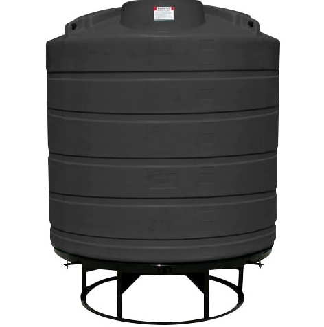 Buy 550 Gallon 15 Degree Plastic Vertical Cone Bottom Tank without Stand in Black by Enduraplas of Black color for only $1,089.00