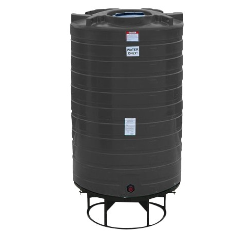 Buy 1100 Gallon 15 Degree Plastic Cone Bottom Tank without Stand in Black by Enduraplas of Black color for only $1,377.00