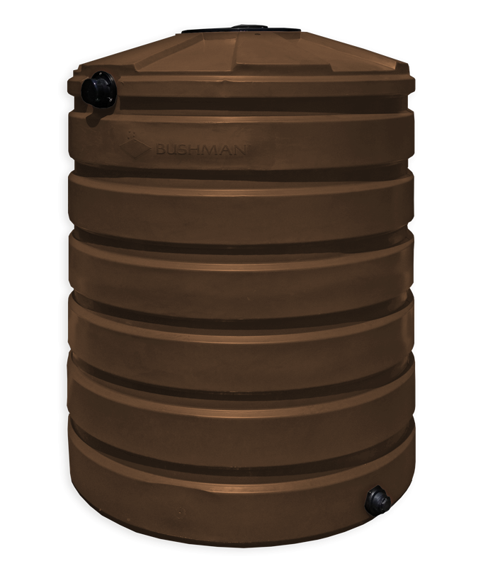 Buy 420 Gallon Plastic Vertical Water Storage Tank in Dark Brown by Bushman of Brown color for only $1,083.99