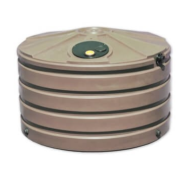 Buy 730 Gallon Plastic Low Profile Vertical Rainwater Collection Storage Tank in Mocha by Bushman of Mocha color for only $1,324.99