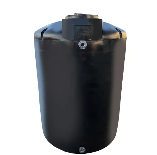 Buy 700 Gallon Plastic Vertical Water Storage Tank in Black by Chemtainer of Black color for only $928.99
