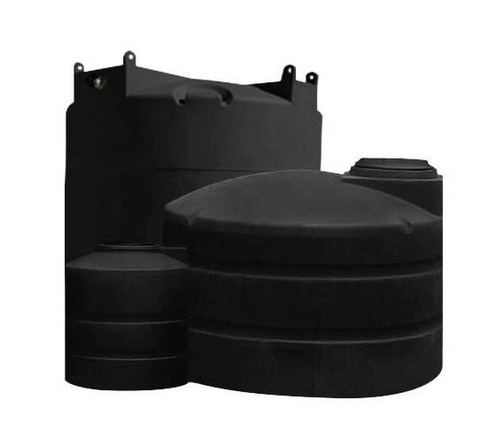 Buy 1200 Gallon Plastic Vertical Water Storage Tank in Black by Snyder Industries of Black color for only $1,427.00