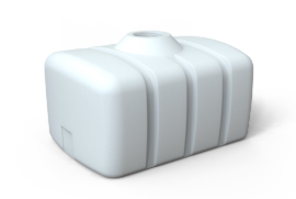 Buy 100 Gallon Flat Bottom Tank w/Slosh Guard White by Norwesco of White color for only $312.00