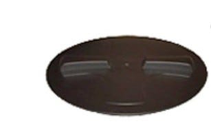 Buy 4 Inch Center Cap for 16 Inch Manway Assembly by Norwesco of Black color for only $13.00