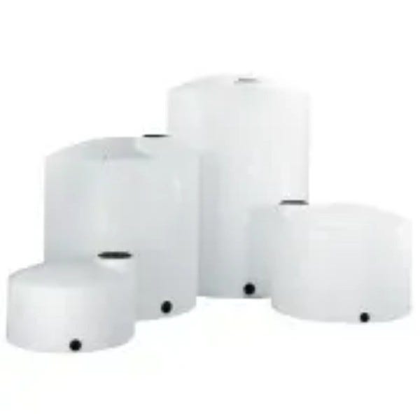 Buy 1000 Gallon Open Top Round Tank in White by DuraCast of White color for only $1,054.32