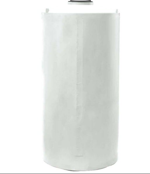 Buy DuraCast 700 Gallon Plastic Vertical Liquid Storage Tank in White by DuraCast of White color for only $1,278.00