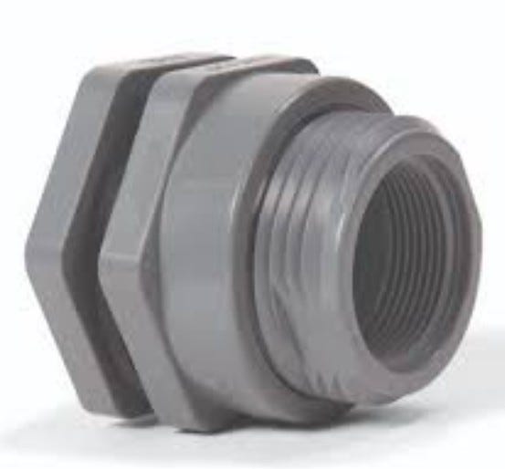 Buy 1" CPVC Bulkhead Fitting - Installed by Chemtainer for only $149.50
