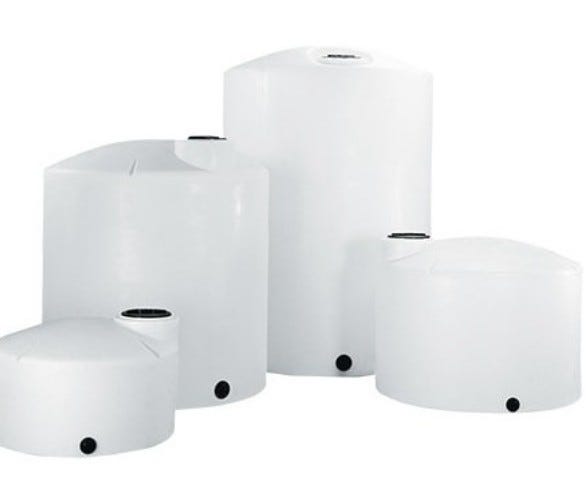 Buy Heavy Duty 500 Gallon Plastic Vertical Liquid Storage Tank by Chemtainer for only $957.00