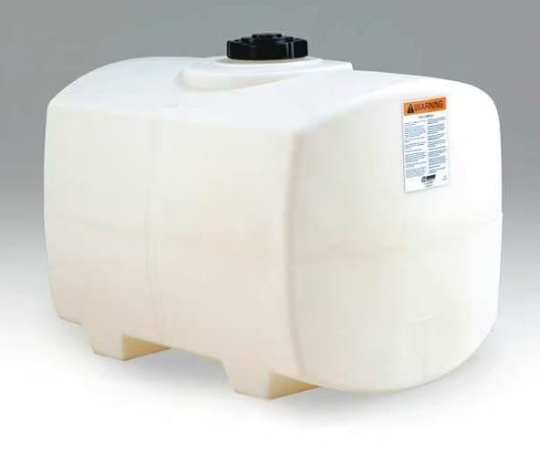 Buy 325 Gallon Industrial Rectangular PCO Tank 1.5SG HDLPE by Snyder Industries for only $1,649.20