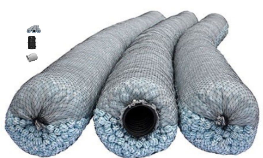 Buy 12IN 10FT 4IN SEPTIC PIPE GEO by Infiltrator Water Technologies, LLC of White color
