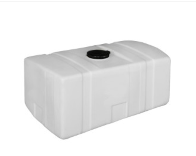 Buy 100 Gallon Rectangular Utility Storage Tank in White (TX) by Norwesco of White color for only $477.00