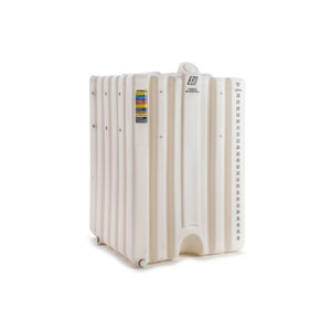 Buy 260 Gallon Cubetainer Tank with Brass Dipense Fitting by Snyder Industries of White color for only $923.00