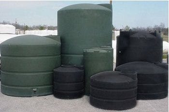 Buy 5000 Gallon Plastic Vertical Water Storage Tank in Green by Snyder Industries of Green color for only $4,210.00