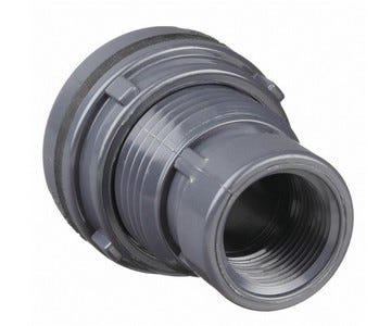Buy 2 Inch PVC Bulkhead Fitting Socket By Thread Viton Gasket by Snyder Industries for only $199.00