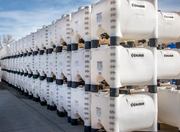 Buy 330 Gallon HDPE Stackable IBC Tote Tank by Snyder Industries of White color for only $1,155.00