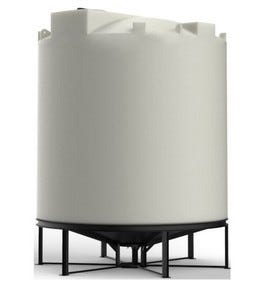 Buy 3600 Gallon 15 Degree Plastic Cone Bottom Tank by Snyder Industries of White color for only $6,171.00