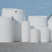 Buy 15000 Gallon HDPE Vertical Liquid Storage Tank with ASTM Certification by Snyder Industries of White color for only $29,302.00