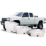 Buy 210 Gallon Plastic Pick Up Truck Liquid Storage Tank in White by Snyder Industries of White color for only $429.99