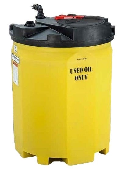 Buy 405 Gallon Used Oil Containment Tank with Level Gauge by Snyder Industries of Yellow color for only $2,668.99