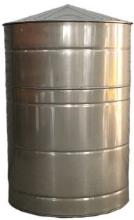 Buy 140 Gallon Steel Vertical Water Storage Tank by Plastic Mart Manufacturer for only $1,950.00