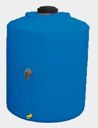 Buy 65 Gallon Emergency Water Storage Tank Blue by Surewater of Blue color for only $338.38