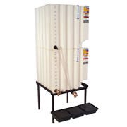 Buy 120 Gallon Tote-A-Lube Tank with Stainless Steel Dispense Fitting (Tank Only) by Fluidall of White color for only $466.15