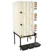 Buy 70 Gallon Tote-A-Lube Tank with Stainless Steel Dispense Fitting by Fluidall of White color for only $322.86