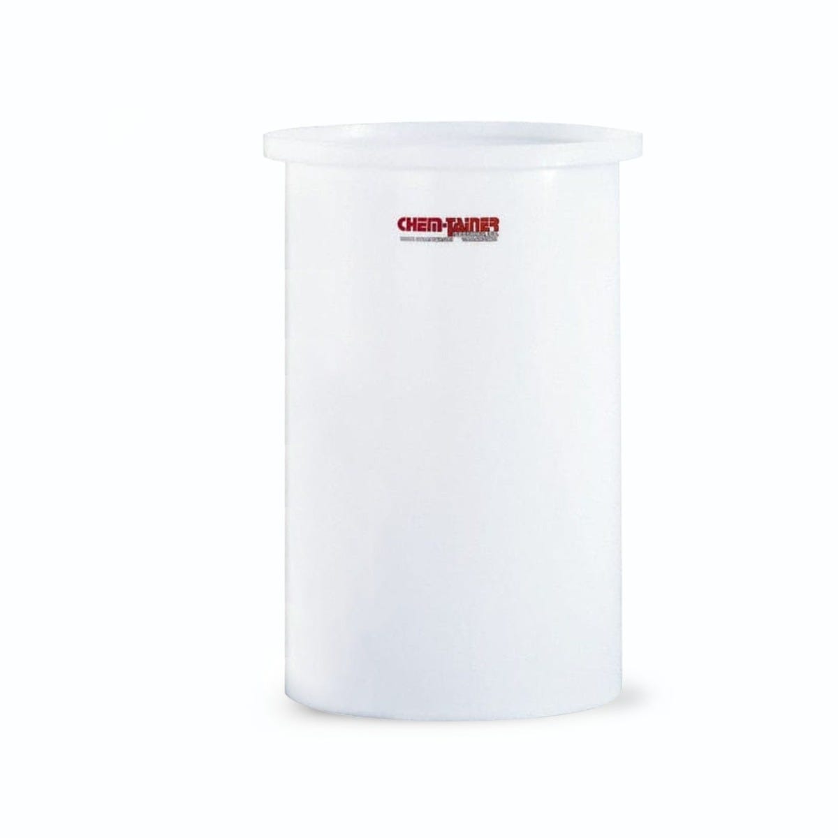 Buy 55 Gallon Polypropylene Open Top Batch Storage Tank in White by Chemtainer of White color for only $440.00