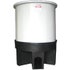 Buy 75 Gallon 30 Degree Plastic Vertical Cone Bottom Tank with Poly Stand by Chemtainer for only $990.00