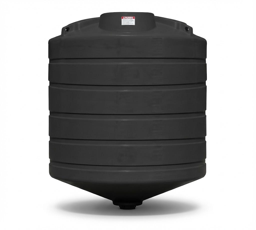 Buy 550 Gallon 15 Degree Plastic Vertical Cone Bottom Tank without Stand by Enduraplas for only $0.00