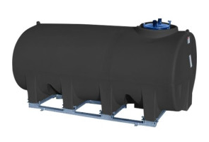 Buy 1600 Gallon Plastic Horizontal Skid Mounted Storage Tank with Sump Bottom and Frame by Enduraplas for only $0.00