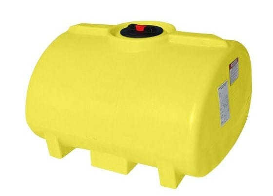 Buy 100 Gallon Plastic Horizontal Leg Tank in Yellow by Enduraplas of Yellow color for only $648.00