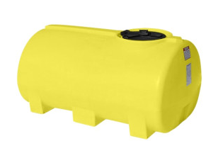 Buy 400 Gallon Plastic Horizontal Leg Tank in Yellow by Enduraplas of Yellow color for only $1,530.00