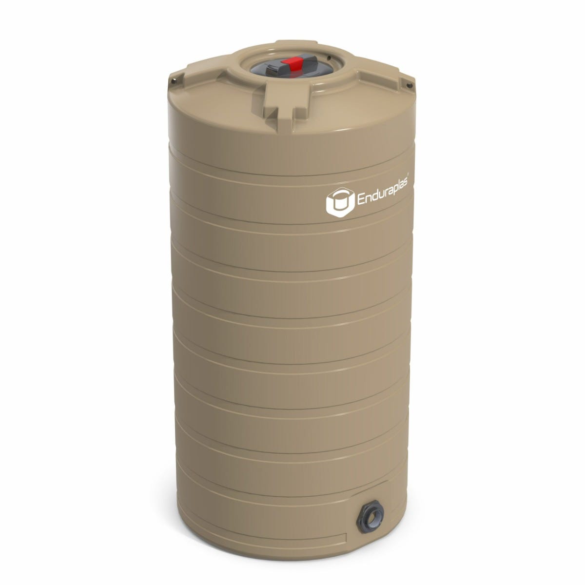 Buy 150 Gallon Plastic Vertical First Flush Water Storage Tank in Beige by Enduraplas of Beige color for only $574.20