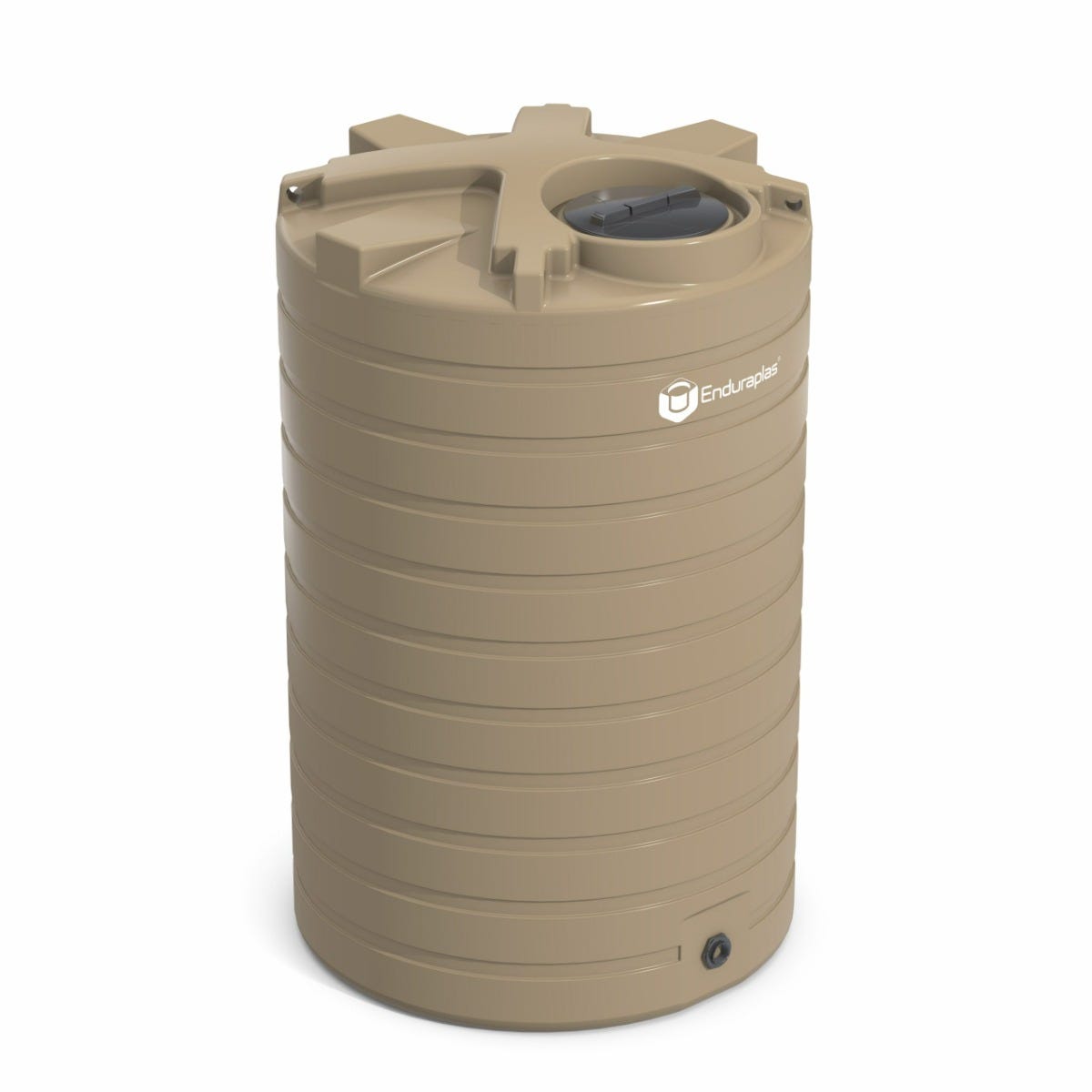 Buy 1100 Gallon Plastic Vertical Water Storage Tank in Beige by Enduraplas of Beige color for only $1,237.99
